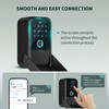 Moquin Smart Lock Box for House Keys, Fingerprint Lockbox Bluetooth