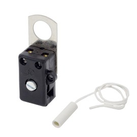 Pull Switch On/Off for Installation with Mounting Tab and Pull Cord White >> 250 V / 2 A