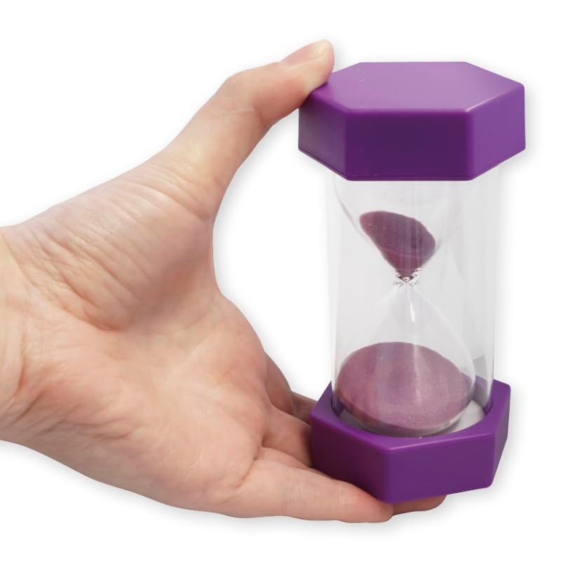 TimeTex Sand Timer 12cm Tall 6.5cm Diameter 5 Minutes Extra
