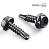 BNUOK #14 x 3/4 Inch Self Drilling Screws, (70pcs) 1