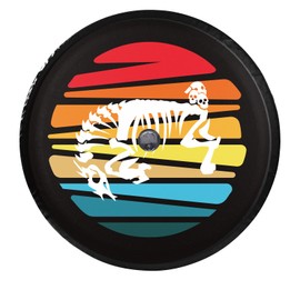 Compatible with Ford Bronco Spare Tire Cover, Digitally Printed Custom Car Pattern, Protects from Mud and Dust, UV and Water Resistant, Fits Multiple Ford Bronco Models (Car4)