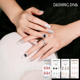 Dashing Diva M데싱디바  FW 쉐잎 앰버 글로우 네일 4종 M-Dashing Diva FW Shape Amber Glow Nail 4 Types
