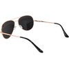 Stylish Aviator Red Mirror Lens Sunglasses Gold Metal Frame Spring