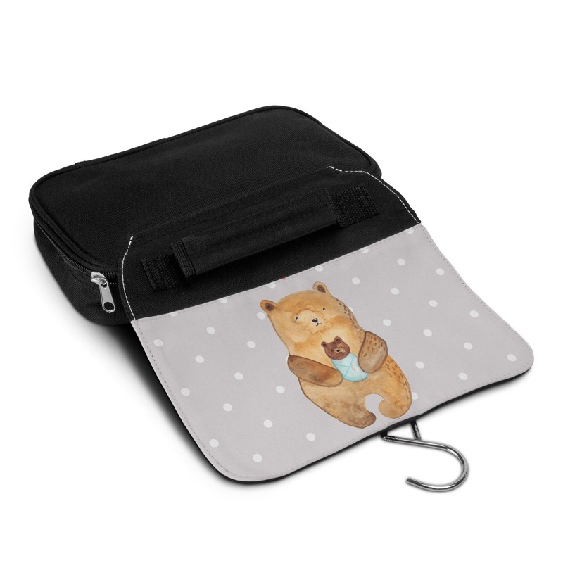 Parent-New Mr. & Mrs. Panda Toiletry Bag Bear with Baby,