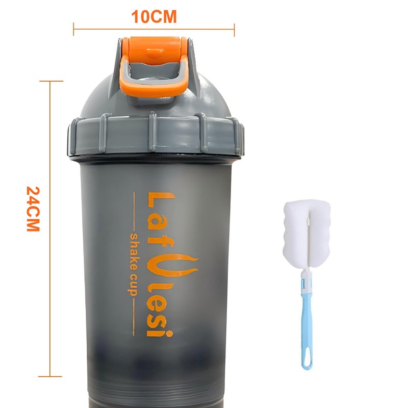 Vaso Proteina Shaker（650ml）,Protein Shaker Bottle,Vaso para Proteina con Mezclador,Botella para