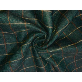Suiting Fabric Made in Huddersfield,England Wool X Tweed Available in 3 Colors Teal, Blue and Navy[16873/74/75] Navy Blue