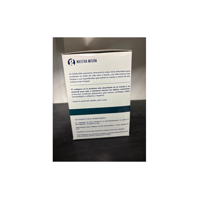 Colágeno Hidrolizado Gudly Caja De 30 Sobres De 10 Gr