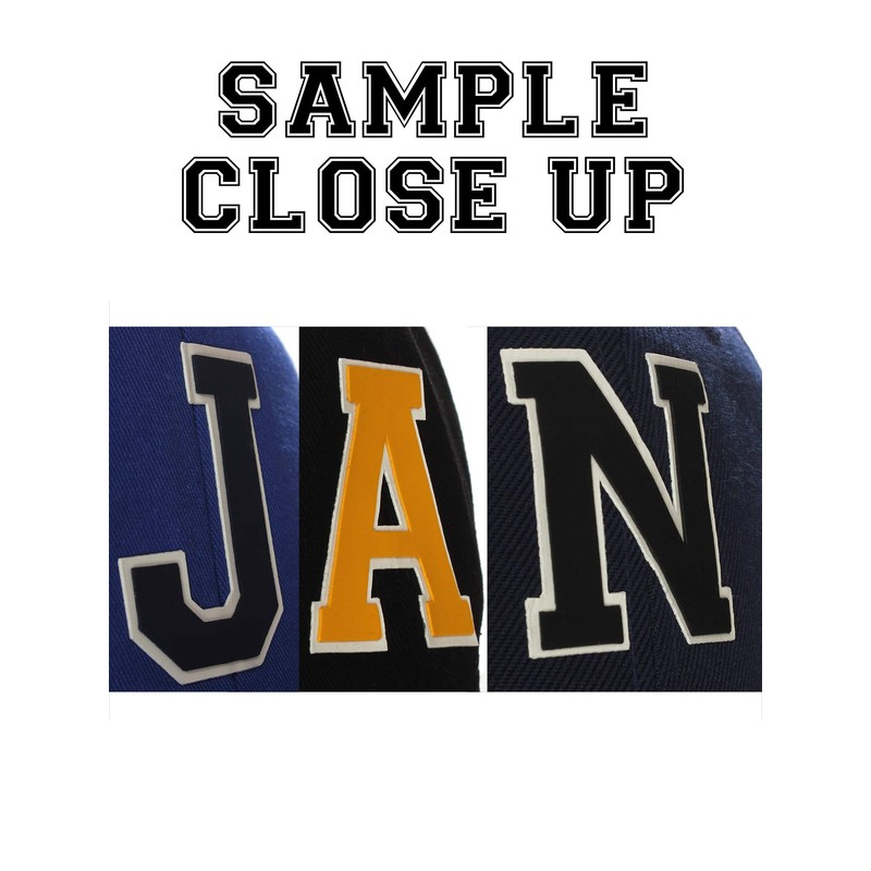 Structured Trucker Mesh Hat Custom Colors Letter G Initial Baseball