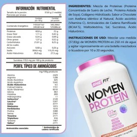 Bhp Women Protein Choco Avellana Low Carb Suero Leche 3lb                                                                                             