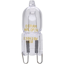 Osram Halopin Oven Lamp 66740 OVEN 40 Watt 230 Volt G9 | up to 300 Degrees | Halogen Lamp for Oven, Warm White