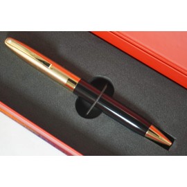 Sheaffer Made in the USA Legacy Heritage with 22KT Gold Cap and appointments BallPoint Pen and Matching Sheaffer Desk Clock