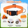 12 Pack Adjustable Goat Collars with Bells Numbered Tags
