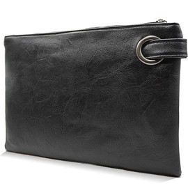 [B EST 2006 BILLION WORKS] Billionworks Clutch Bag Second Bag for Men Wedding (Black)