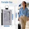 SIDESUGAR RFID Blocking Lanyard Wallet with ID Window Card Holder