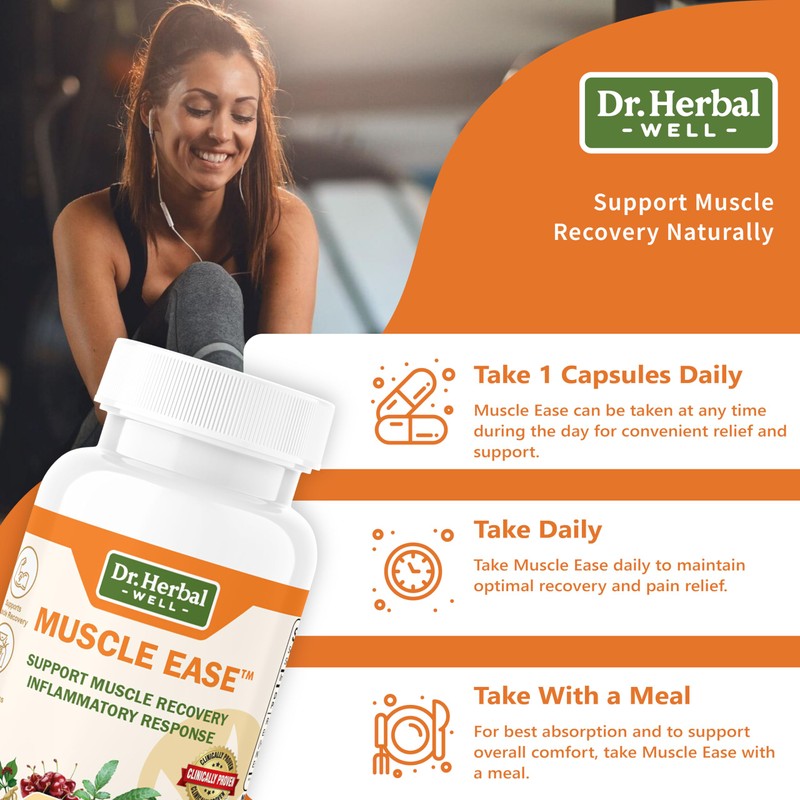 DR.HERBAL WELL Muscle Ease - Joint, Muscle & Nerve Support