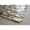 Shiny Stainless + White Diamond Glass + Galaxy Glass Mosaic