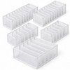 5-Pack Foldable Drawer Organizers for Underwear & Bras – Lightweight