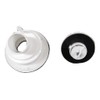 Water Inlet Filler Cap (Lockable Fresh Caravan Motorhome RV White)