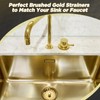 Mudder 3 Pcs Kitchen Sink Drain Strainer and Stopper Stainless