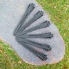 VENUS MANUFACTURING 6pcs 8.75” Landscape Lighting Metal Stakes 3/4'' NPSM