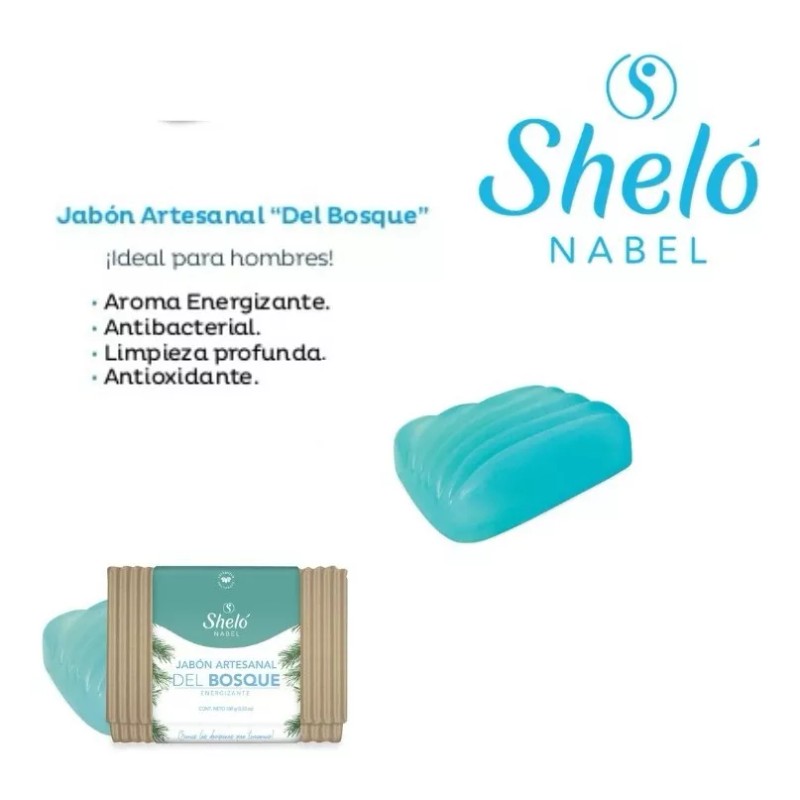 Sheló Nabel Kit 3 Jabón Artesanal Del Bosque Ideal Para