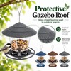 Hanging Bird Feeder for Wild Birds – Gazebo-Style Plastic Seed