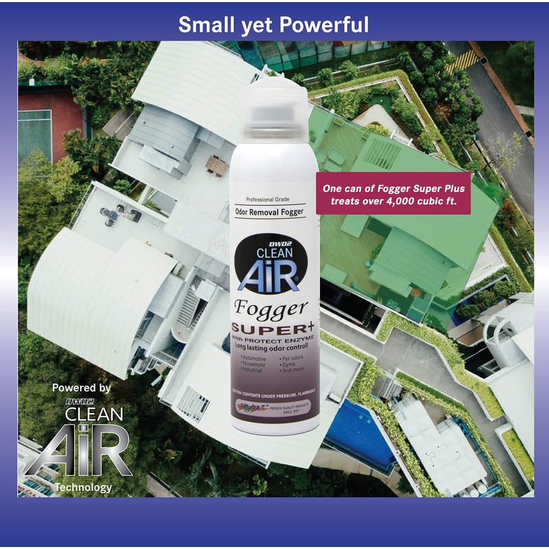 DWD2 Clean Air Odor Removal Fogger Super Plus – Enzyme-Based