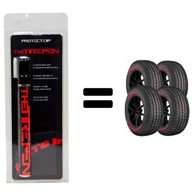 The Tire Pen TirePen - Rotulador de tinta para neumáticos