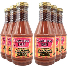 Carolina Treet Cooking Barbecue Sauce, Original Flavor, 18 Ounce - 6 Pack