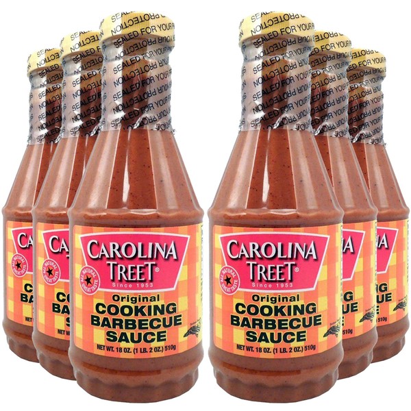 Carolina Treet Cooking Barbecue Sauce, Original Flavor, 18 Ounce -