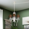 mini lampshades set of 3,Lamp Shade Rattan Clip-On shades,empire/barrel shape,woven