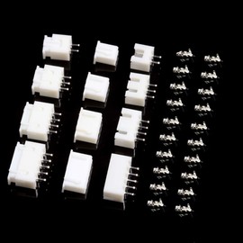 YIXISI 460 PCS 2.54mm JST-XH 2/3 / 4/5 / 6 Pin Housing Connector Adapter Plug (JST Connector Kit)