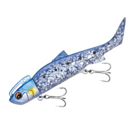 Major Craft TRSHD-18#1 IWASHI (UV) Chivas Lure, Tie Drift, One Shad, 0.6 oz (18 g), Cayme Sardine