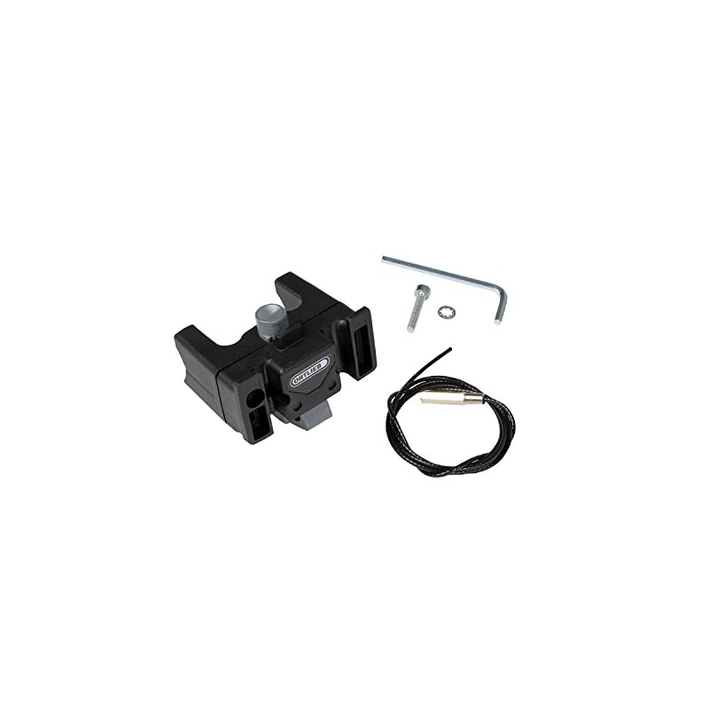 ORTLIEB Handlebar Mounting Set, Black, Reference Weight: 4.3 oz (125