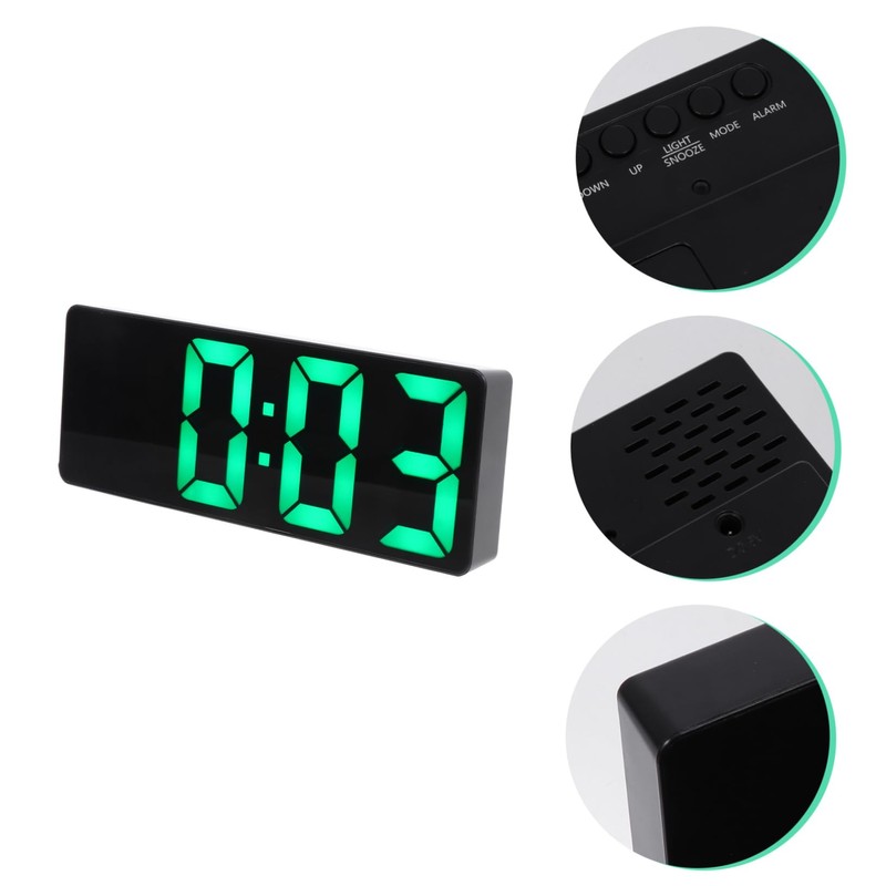 CORHAD 1 Set Digital LED Alarm Clock Simple Design with