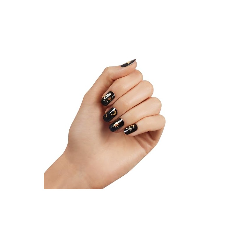 Dashing Diva Magic Pick Nail Stickers - Midnight Moonlight |