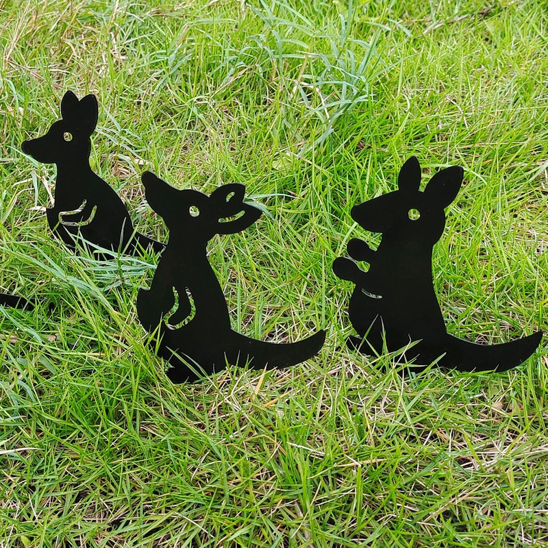 4pcs Iron Art Animal Decoration Ingenious Multi Purpose Kangaroo Plugin