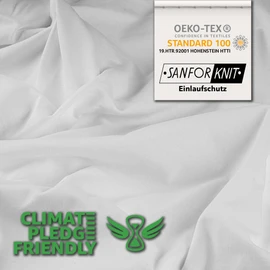 Studio Basic Fitted Sheet 160 x 200 cm, 100% Combed Cotton, Oeko-Tex 100, Brand Quality, Flat Sheet 160 x 200 cm for All Standard Mattresses up to 25 cm Height, White