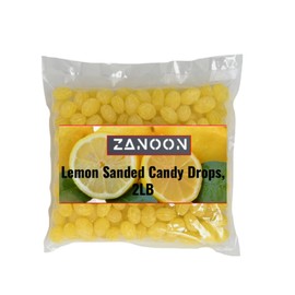 Old-Fashioned Lemon Sanded Hard Candy Individually Wrapped, 2LB Bag by ZANOON
