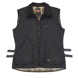 KAKADU Traders Australia Women's Oilskin Fremantle Vest (Black, Medium)