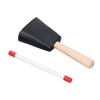 Wooden Handle Steel Cowbell Noise Maker Early Education Percussion Musical