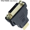 DTECH DVI Female to HDMI Male Adapter Bi-directional DVI-I 24+5