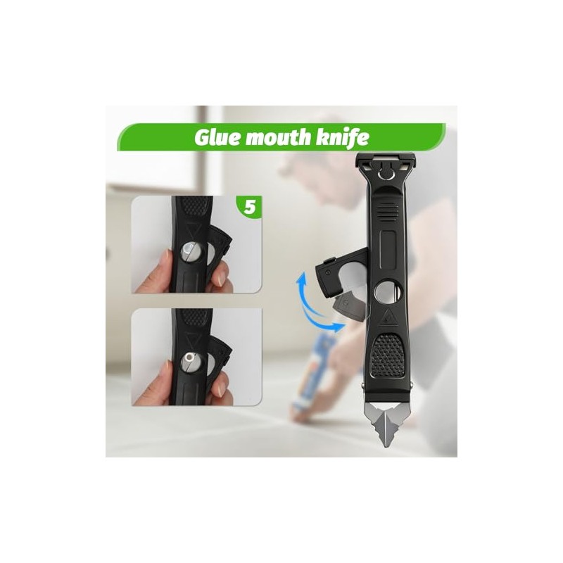 Caulking Tool 6 in 1 Sealant Finishing Tool & Grout