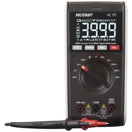 VOLTCRAFT VC171 Handheld Multimeter Digital CAT III 600 V Display (Counts): 4000