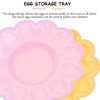 Lurrose Deviled Egg Platter Tray, 4Pcs Egg Holder Dish Flats