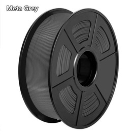 PLA/ PLA+/PLA META 1KG Standard Filament Neatly Wound 1.75mm ±0.02mm Accuracy Springtok for Easter day Mother‘s day gift print for fun:_Meta Grey