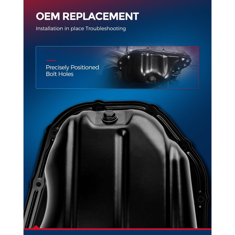 KAX 264-539 Engine Oil Pan, Replacement for Nissan Rogue 2008
