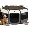 Dog Playpen for Small Dogs & Puppies, 50.39" Portable Indoor
