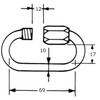 Aii Ring Catch 0.4 inches (10 mm) Adjustable, Connected, Fixed,