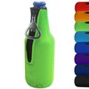 Neoprene Bottle Cooler Sleeves for 12oz Bottles with Bottle Opener-